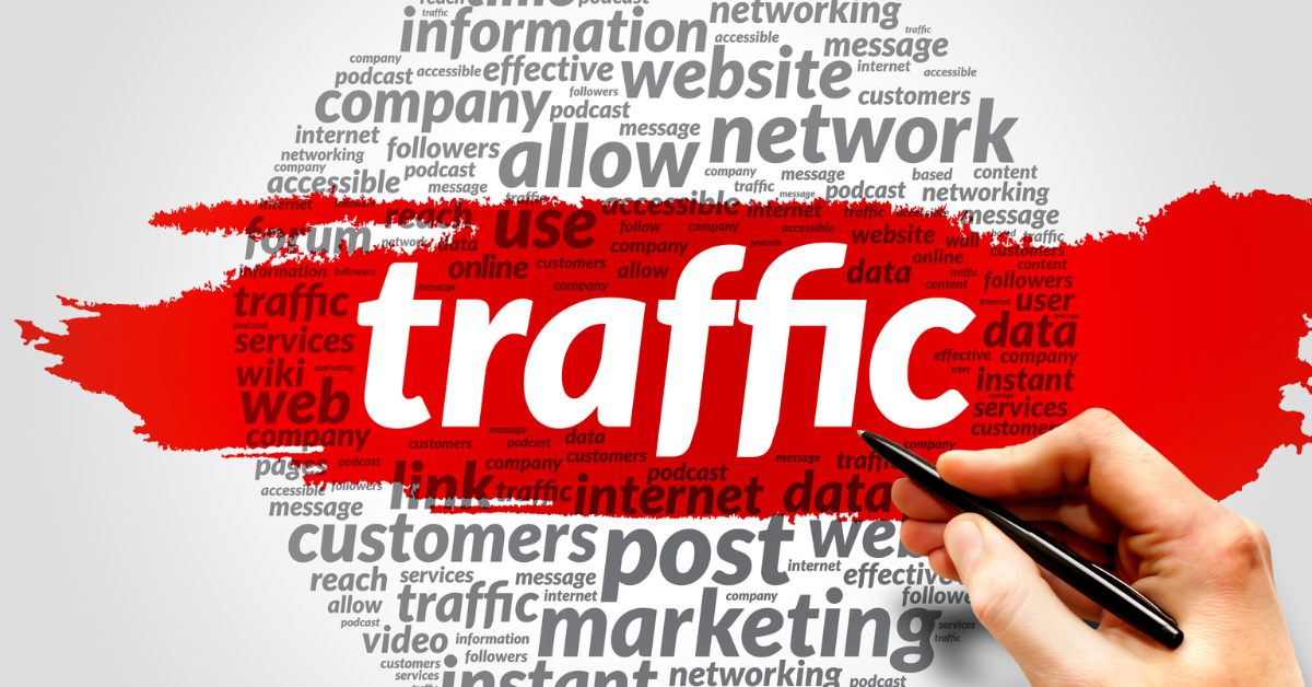 photos of organic traffic