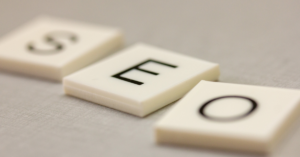 photo of keys that say SEO