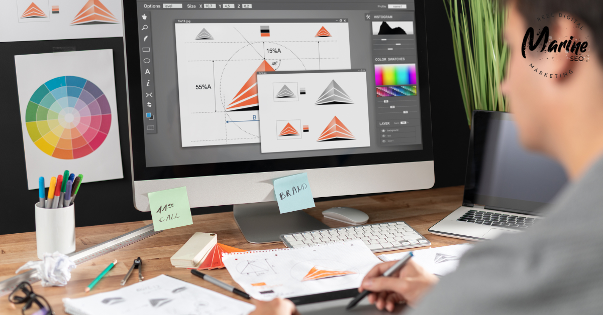 Working with a graphic designer