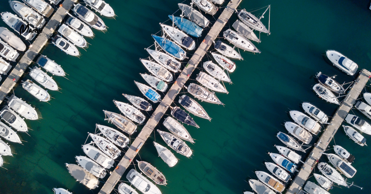 A boatyards marina
